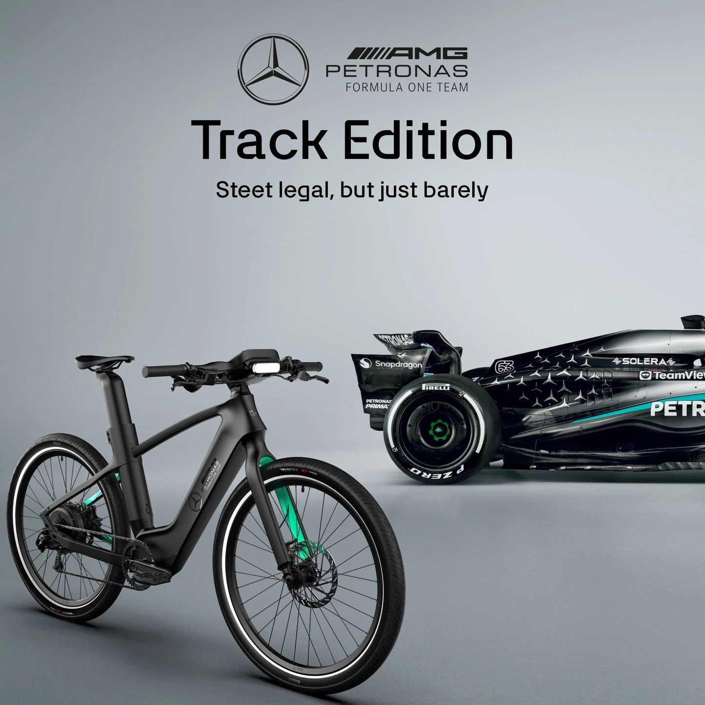 Mercedes-AMG PETRONAS F1® Team Track Edition 750 Electric Bike